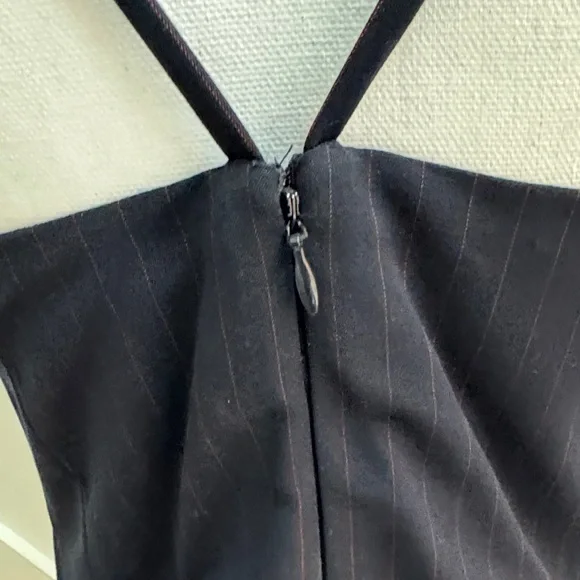 Ralph by Ralph Lauren Navy and Red pin stripe Spaghetti Strap Dress - Picture 4 of 8